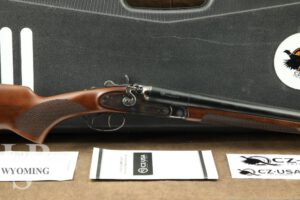 CZ Hammer Coach Double Barreled Shotgun 20" 12GA SXS Side By Side w/ Case