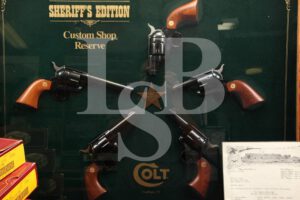 Cased Colt Sheriff's Edition 5-Gun .45 LC Single Action Army Revolver Factory Set