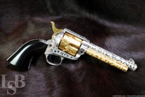 Cattle Brand Engraved Custom Single Action Army SAA .38 Special Revolver
