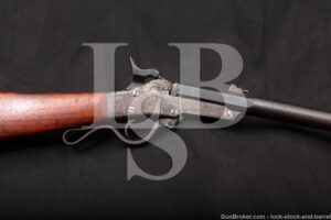 Civil War Maynard Patent Carbine .50 Cal Percussion Rifle, MFD 1865 Antique
