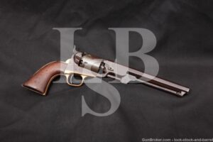 Colt 1851 Navy .36 Cal Percussion Cap & Ball Revolver, MFD 1863 Antique