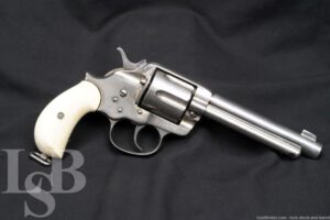 Colt 1878 Frontier Six Shooter .38 WCF Double Action Revolver, 1898 Antique