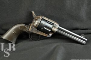 Colt 1st Gen Frontier Six Shooter SAA 4 3/4" .44-40 WCF Revolver, 1907 C&R