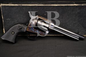 Colt 2nd Generation 5 1/2" .45 Single Action Army Revolver & Box, 1957 C&R