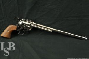 Colt 3rd Gen Nickel Buntline 12" Single Action Army SAA . 44 Spl. Revolver