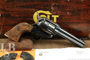Colt 3rd Gen Single Action Army SAA 4 3/4” Blued .44 Special Revolver, 1979