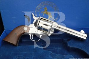 Colt 3rd Gen Single Action Army SAA 4 3/4" Nickel .45 LC Revolver, MFD 1992
