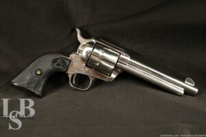 Colt 3rd Gen Single Action Army SAA P1956 .44-40 5.5" Nickel Revolver, 1996