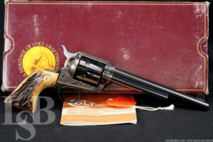 Colt 3rd Generation Single Action Army 7 1/2" SAA .45 Revolver & Box, 1979