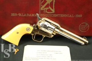 Colt Alabama Sesquicentennial Frontier Scout .22 LR Revolver & Box 1969 C&R