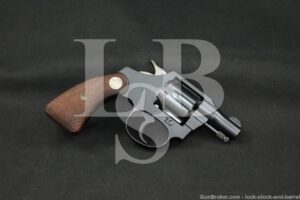 Colt Banker's Special Model .22 LR 2" Double Action Revolver, MFD 1934 C&R