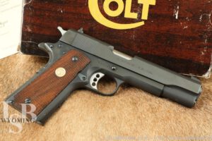 Colt Combat Government Model 45 ACP Semi-Automatic Pistol & Letter & Box
