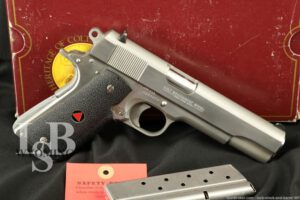 Colt Delta Elite Stainless 02020 5" 1911 10mm Semi-Automatic Pistol, 1989