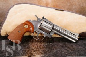 Colt Diamondback .38 Special 4” Double Action SA/DA Revolver, MFD 1981