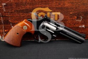 Colt Diamondback D5140 4” .22 Long Rifle LR DA/SA Revolver, MFD 1977