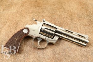 Colt Diamondback D5541 Nickel 4" .38 Special SA/DA Revolver & Letter, 1978