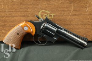 Colt Diamondback Model D5540 Blue 4" .38 Special SA/DA Revolver, 1967 C&R