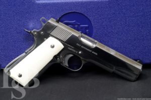 Colt Enhanced 1911 Bright Stainless O2071E .38 Super Semi-Auto Pistol, 1995
