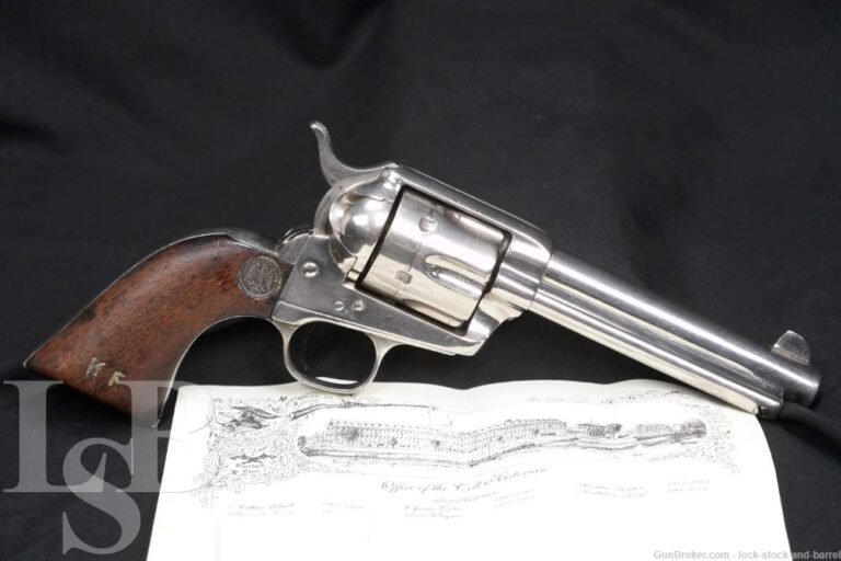 Colt Frontier Six Shooter SAA .44-40 Single Action Revolver, 1881 ...