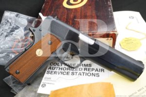 Colt Government Model MKIV Series '70 .38 Super 5" 1911 Pistol 1982