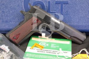 Colt Government Model Series 70 01911C-38 .38 Super 1911 Semi-Auto Pistol