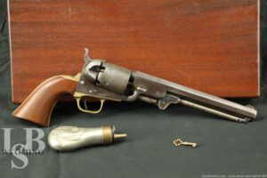 Colt Model 1851 Navy .36 Cal Percussion Cap & Ball Revolver, 1866 Antique