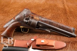 Colt Model 1860 Army .44 Cal Percussion Cap & Ball Revolver, 1866 Antique