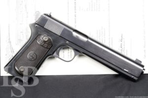 Colt Model 1902 Military 38 ACP Rimless Smokeless Semi-Auto Pistol 1909 C&R