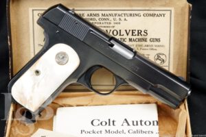 Colt Model 1908 Pocket Hammerless .380 ACP Semi-Automatic Pistol, 1925 C&R