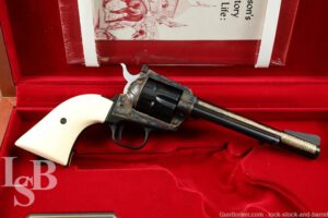 Colt Model New Frontier Kit Carson 22 LR 6” Single Action Revolver & Box
