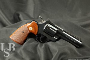 Colt Model Python I3640 4" Blued .357 Magnum Double Action Revolver, 1978