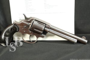 Colt Model of 1878 Double Action .45 Colt 6” Revolver, Antique