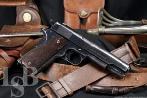 Colt Model of 1911 US Army .45 ACP Semi-Automatic Pistol, June 1912 C&R