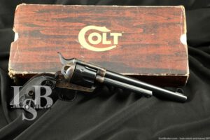 Colt P1870 3rd Generation Single Action Army SAA 7 1/2" .45 Revolver, 1980