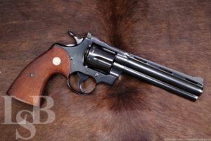 Colt Python Model Blue 6" .357 Magnum Double Action Revolver, MFD 1958 C&R