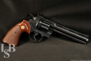 Colt Python Model I3660 6" Blue .357 Magnum SA/DA Revolver, 1963 C&R