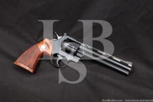 Colt Python Model I3660 Blue 6" .357 Magnum Double Action Revolver MFD 1979