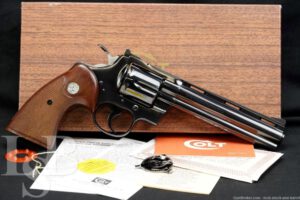 Colt Python Model I3660 Blued 6" .357 Magnum Revolver, MFD 1961 C&R