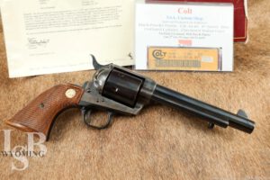 Colt S.A.A. .44/40 6” Single Action Custom Edition 6-Shot Revolver, 1987