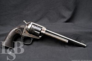 Colt Single Action Army Bisley SAA 1st Gen .41 LC Revolver, 1897 Antique