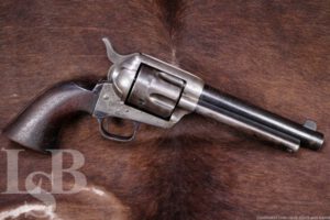 Colt Single Action Army SAA 1873 US Artillery .45 LC Revolver, 1887 Antique