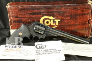 Colt Trooper Mark 5 MK V MKV MK-V 8" .357 Magnum SA/DA Revolver, 1982