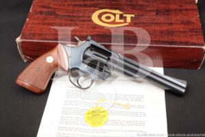 Colt Trooper Mark Mk III MKIII Model J4267 6" Blue .22 LR Revolver MFD 1980
