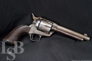 Colt US 1873 Single Action Army SAA .45 Revolver Artillery, 1878 Antique
