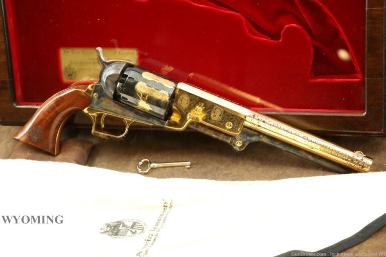 Texas Revolver Colt Walker 1847 Texas Ranger Commemorative .44 Cal Percussion Revolver ...