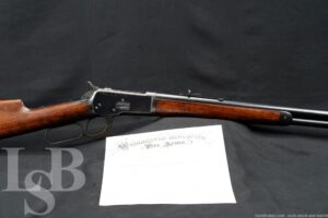 Columbia SC Police Winchester Model 1892 .38 WCF 24" Lever Rifle, 1904 C&R