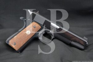 Custom Colt MK IV Series '80 Government Model .45 ACP 5" Semi-Auto 1985