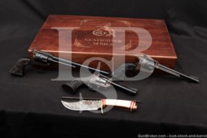 Custom Colt Three Revolver Set Frontier Scout New Frontier Buntline .22 LR