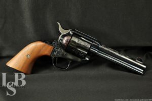 Custom Engraved 3rd Gen Colt Single Action Army SAA .45 ACP Revolver, 1991