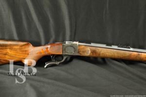 Custom Engraved Ruger No. 1 .375 H&H Magnum Single-Shot Rifle, 1967 C&R